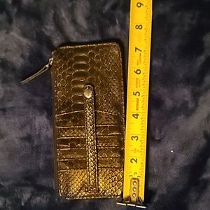 Fake, but looks real black snake skin wallet